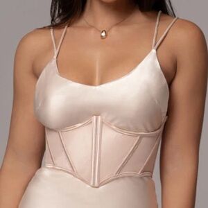 JLUXLABEL “Beige Carmela Corset” – Size L/XL